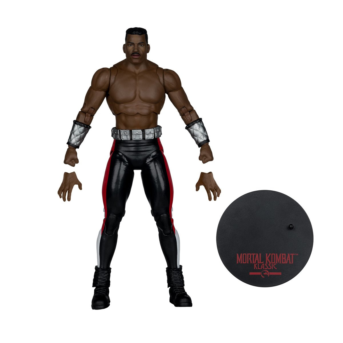 McFarlane Toys Mortal Kombat Klassic Wave 6 Jax 7-inch scale action figure posed with detailed accessories