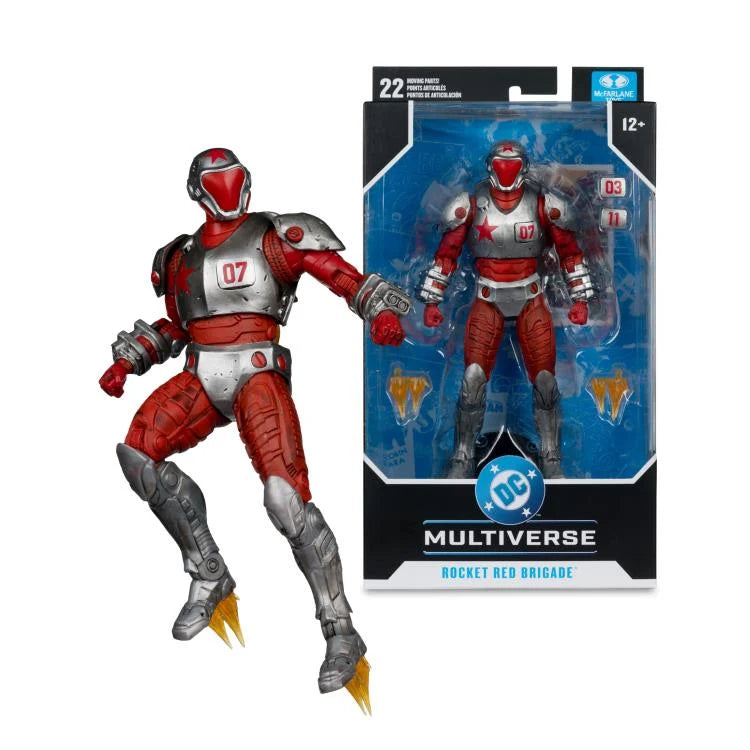 Justice League: Generation Lost DC Multiverse Rocket Red Brigade Action Figure