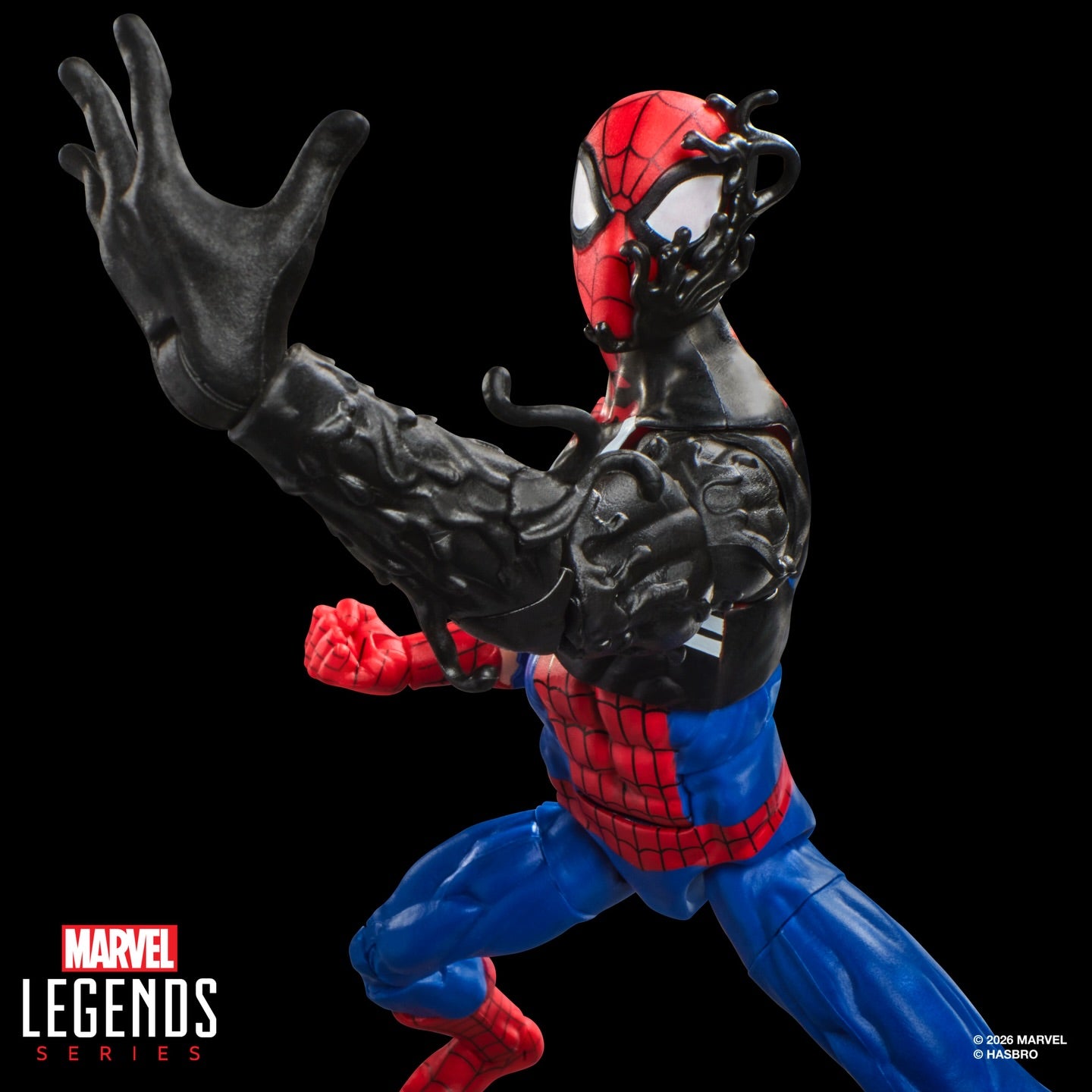 Secret Wars Marvel Legends Series Spider-Man (Alien Costume) 6-Inch Action Figure