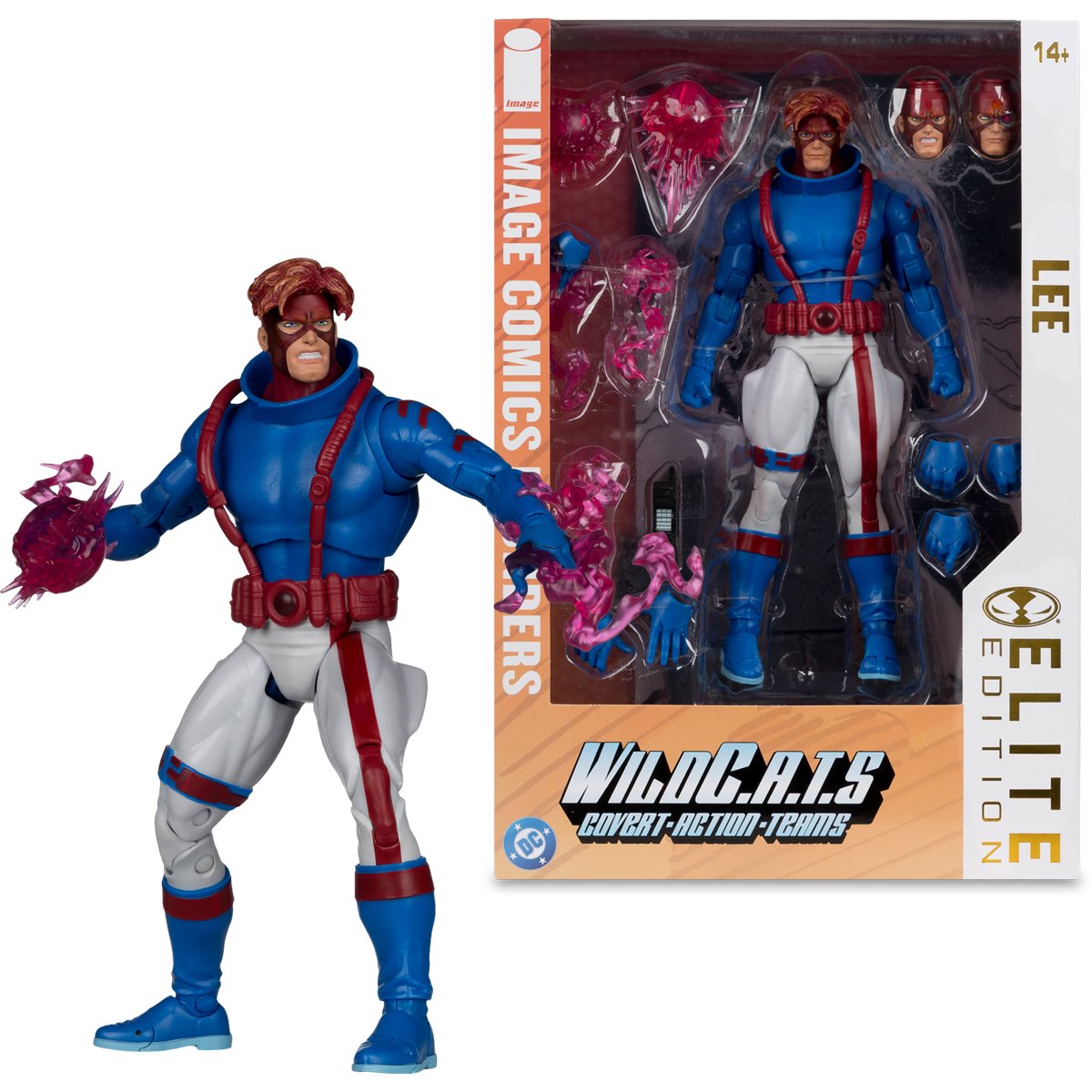 DC Multiverse Spartan Wild C.A.T.S Image Comic Founders Series McFarlane Elite Edition