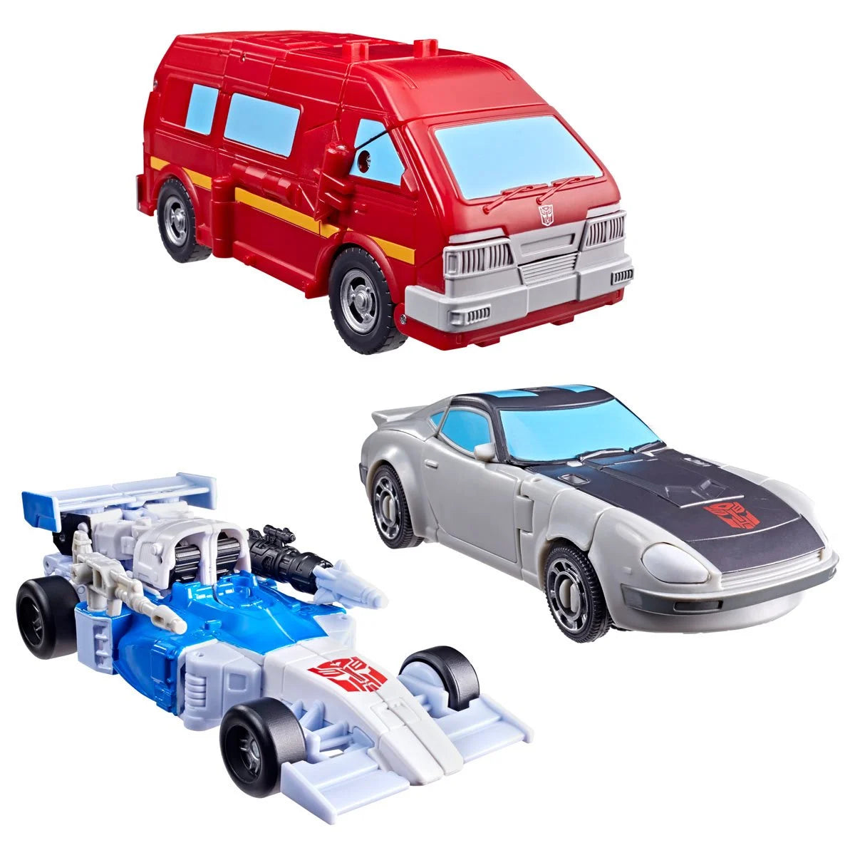 Transformers: Age of the Primes Autobot Mirage, Ironhide & Bluestreak Action Figure Three-Pack
