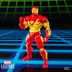 Marvel Legends Iron Man and Spiral 6-inch action figures by Hasbro, detailed superhero collectibles on display