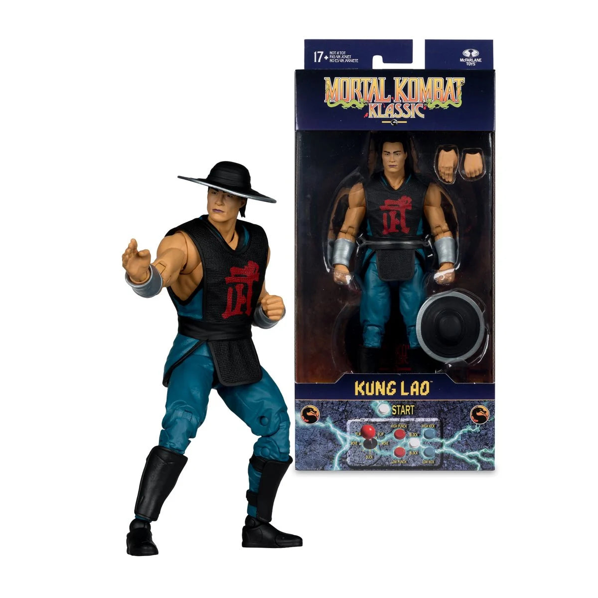 McFarlane Toys Mortal Kombat Klassic Wave 6 Kung Lao 7-inch scale action figure