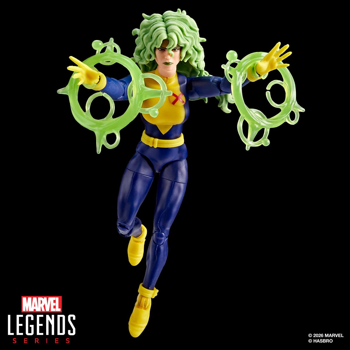 Marvel Legends X-Men 97 Polaris action figure by Hasbro featuring detailed costume and pose, 6-inch collectible figure.