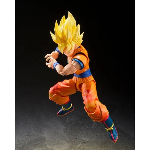 Dragon Ball Z Super Saiyan Son Goku The Games Begin S.H.Figuarts Action Figure - Reissue