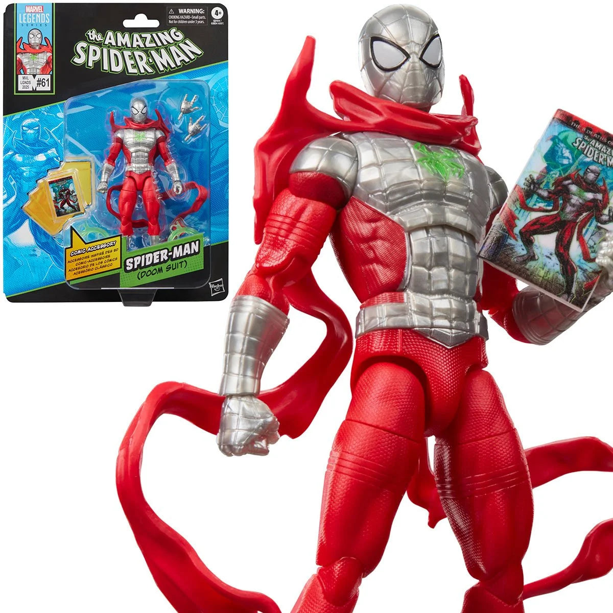 Marvel Legends Series Comics-Inspired Spider-Man (Doom Suit) 6-Inch Action Figure