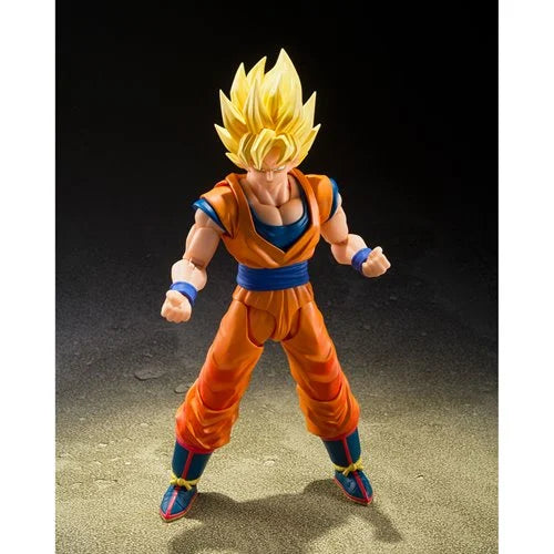Dragon Ball Z Super Saiyan Son Goku The Games Begin S.H.Figuarts Action Figure - Reissue