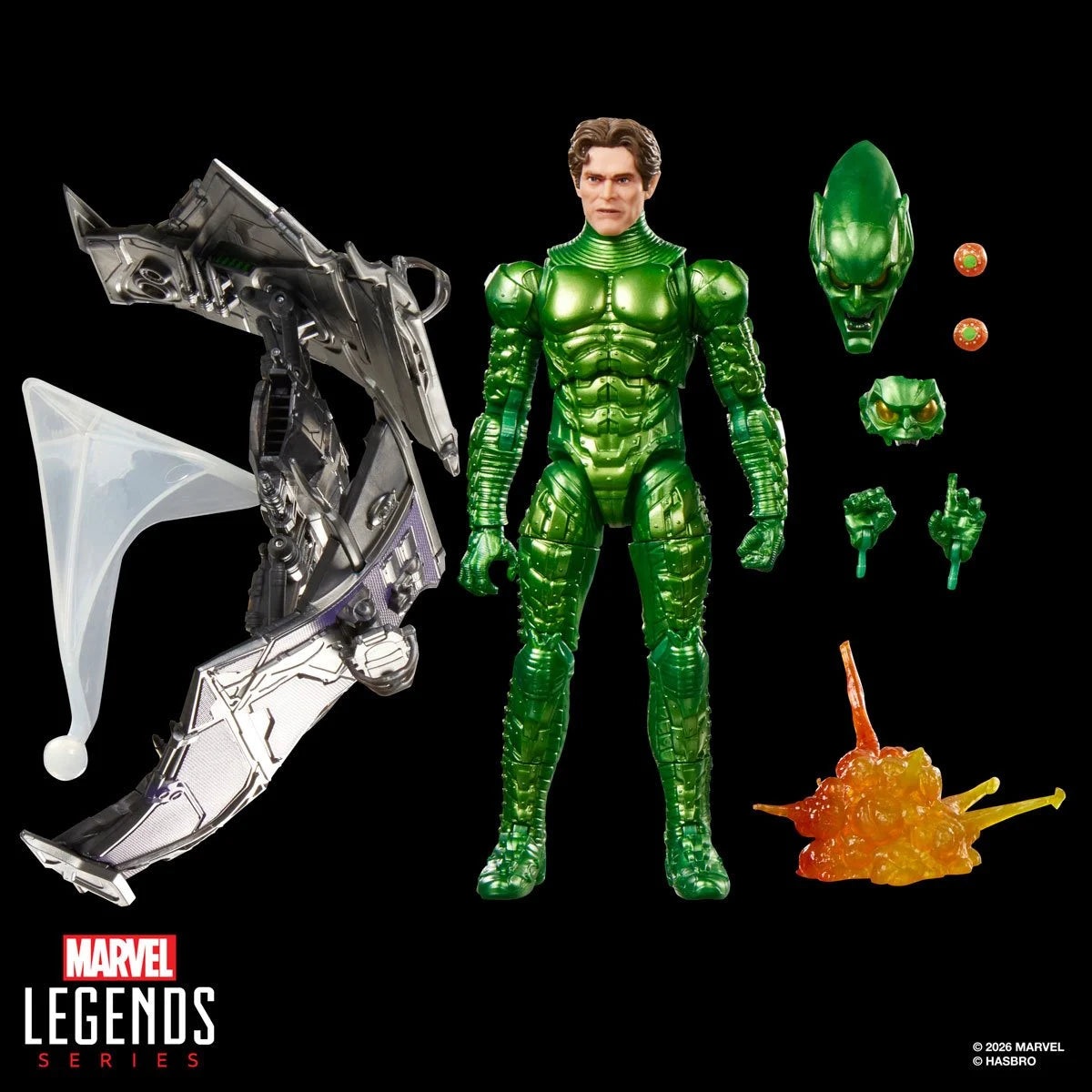 Spider-Man: No Way Home Marvel Legends Series Green Goblin Deluxe 6-Inch Action Figure