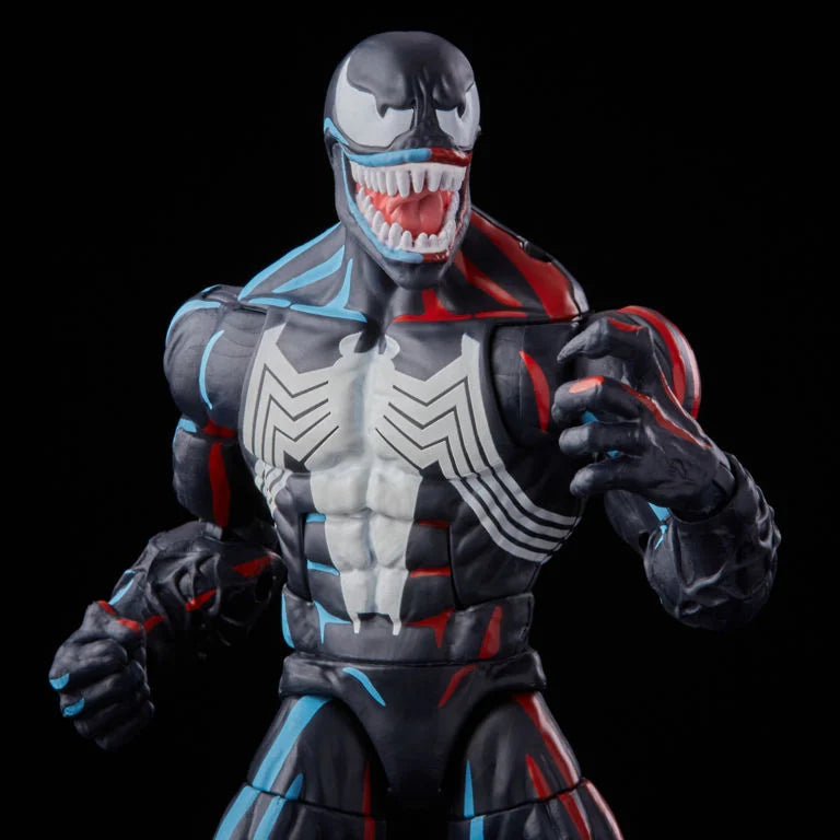 Marvel Legends Spider-Man Venom action figure by Hasbro, featuring detailed Marvel character design from the Retro Collection.