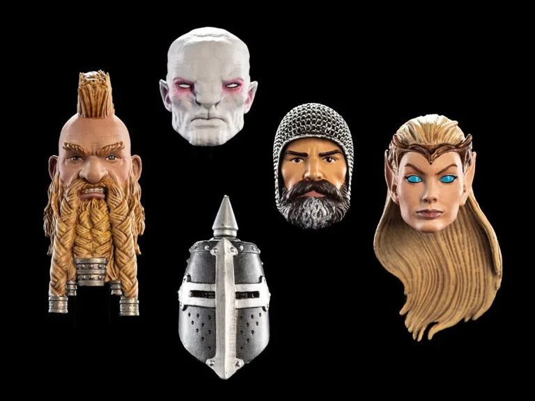 Mythic Legions: The Roleplaying Game Set of 5 Heads Pack