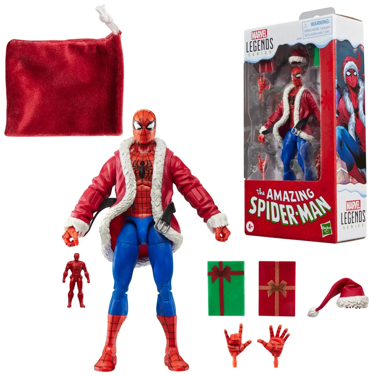 Spider-Man Marvel Legends Series Holiday Special Christmas 6-Inch Action Figure