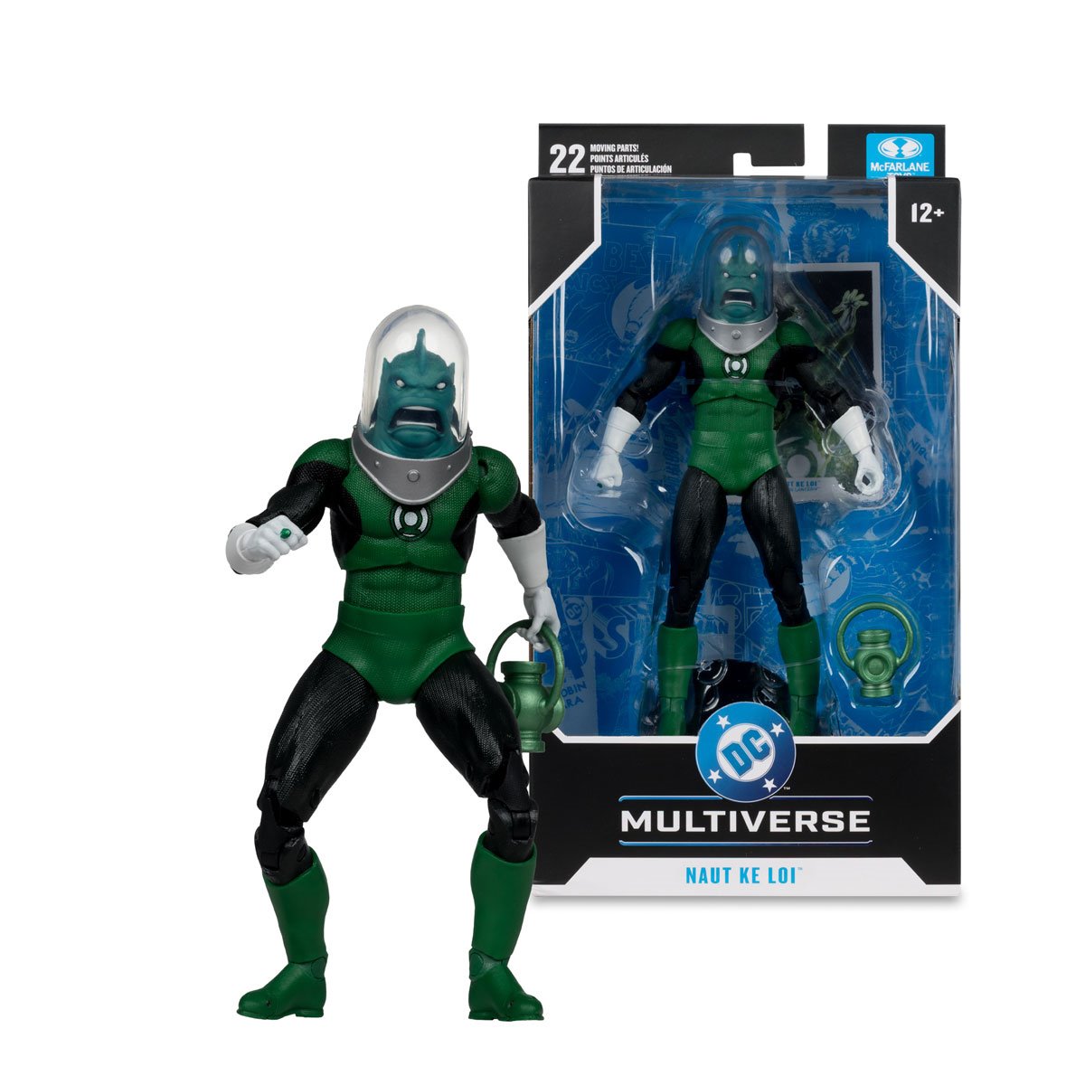 DC Multiverse Wave 32 Naut Ke Loi Green Lantern action figure by McFarlane Toys, 7-inch scale with detailed costume and accessories.