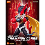 BLOKEES Mega Man Zero Champion Class 02 Model Kit featuring detailed plastic parts for assembly and display.