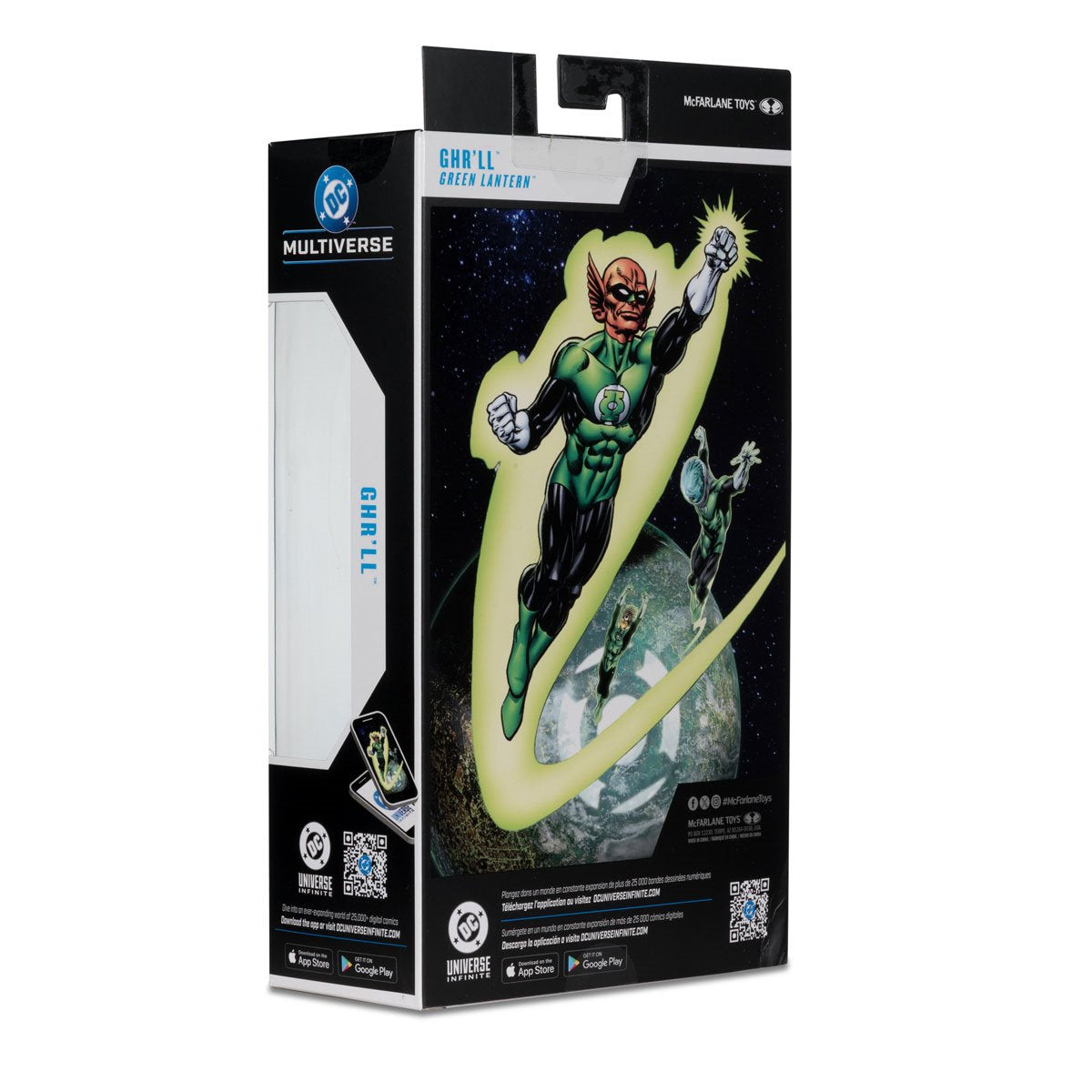 DC Multiverse Green Lantern action figure by McFarlane Toys in 7-inch scale, detailed Green Lantern character pose.