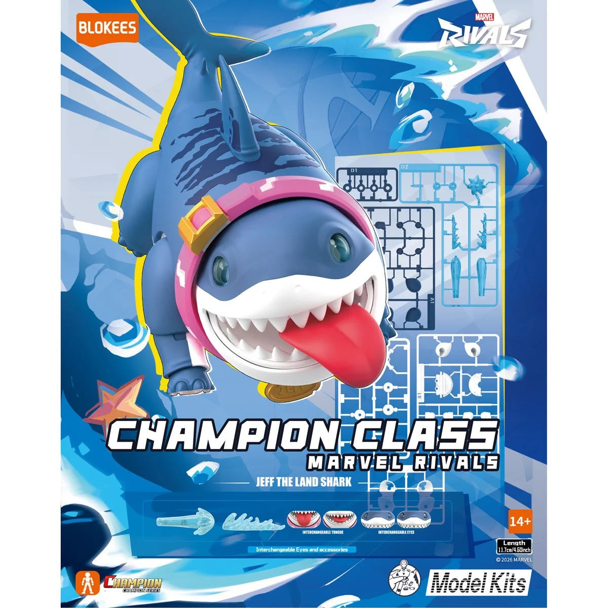 Blokees Marvel Rivals Champion Class Jeff the Land Shark