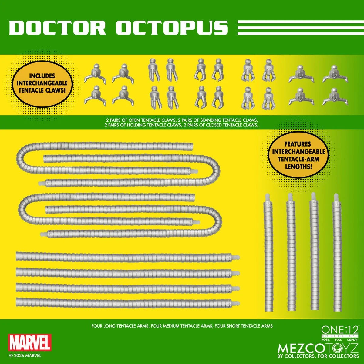 Doctor Octopus One:12 Collective action figure by New Meta, featuring detailed design and poseable limbs from the ReRun series.