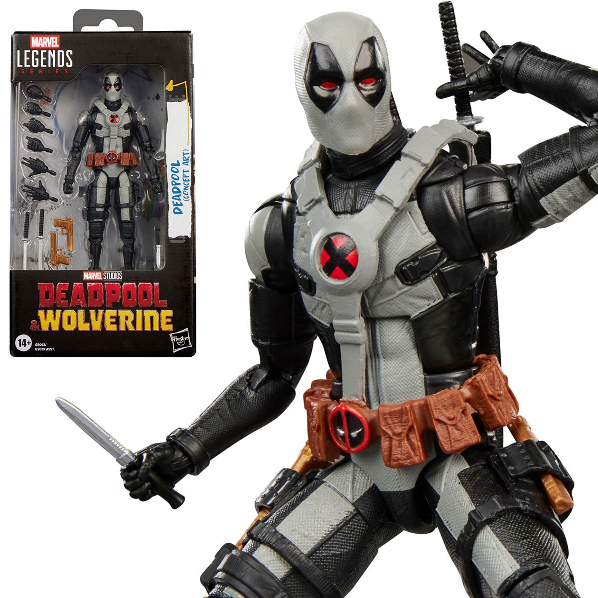 Deadpool & Wolverine Marvel Legends Series Deadpool (Concept Art) 6-Inch Action Figure