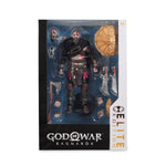 McFarlane Toys God of War Ragnarok Kratos Elite Edition 7-inch deluxe action figure, detailed gaming collectible.