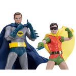 DC Multiverse Batman and Robin action figures from McFarlane Toys, featuring classic TV series costumes in a 7-inch 2-pack.