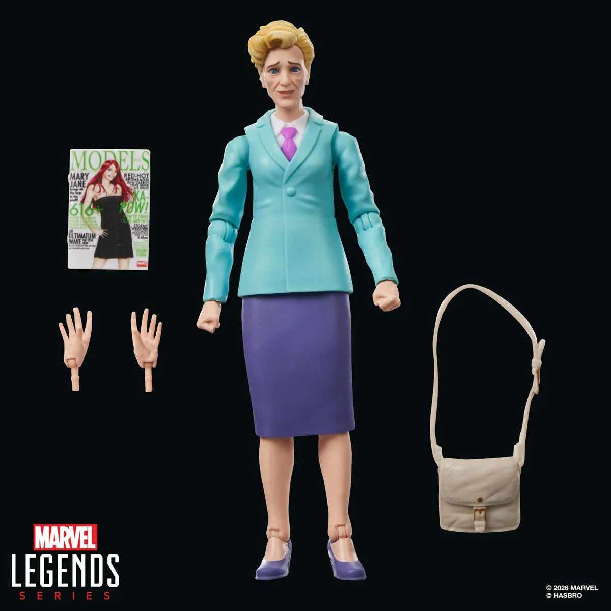 Spider-Man: The Animated Series Marvel Legends Aunt May Retro Cardback 6-Inch Action Figure