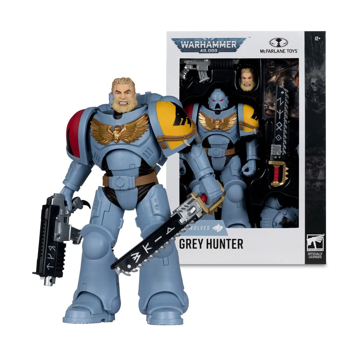 Warhammer 40,000 Wave 12 Grey Hunter Space Wolves 7-Inch Scale Action Figure