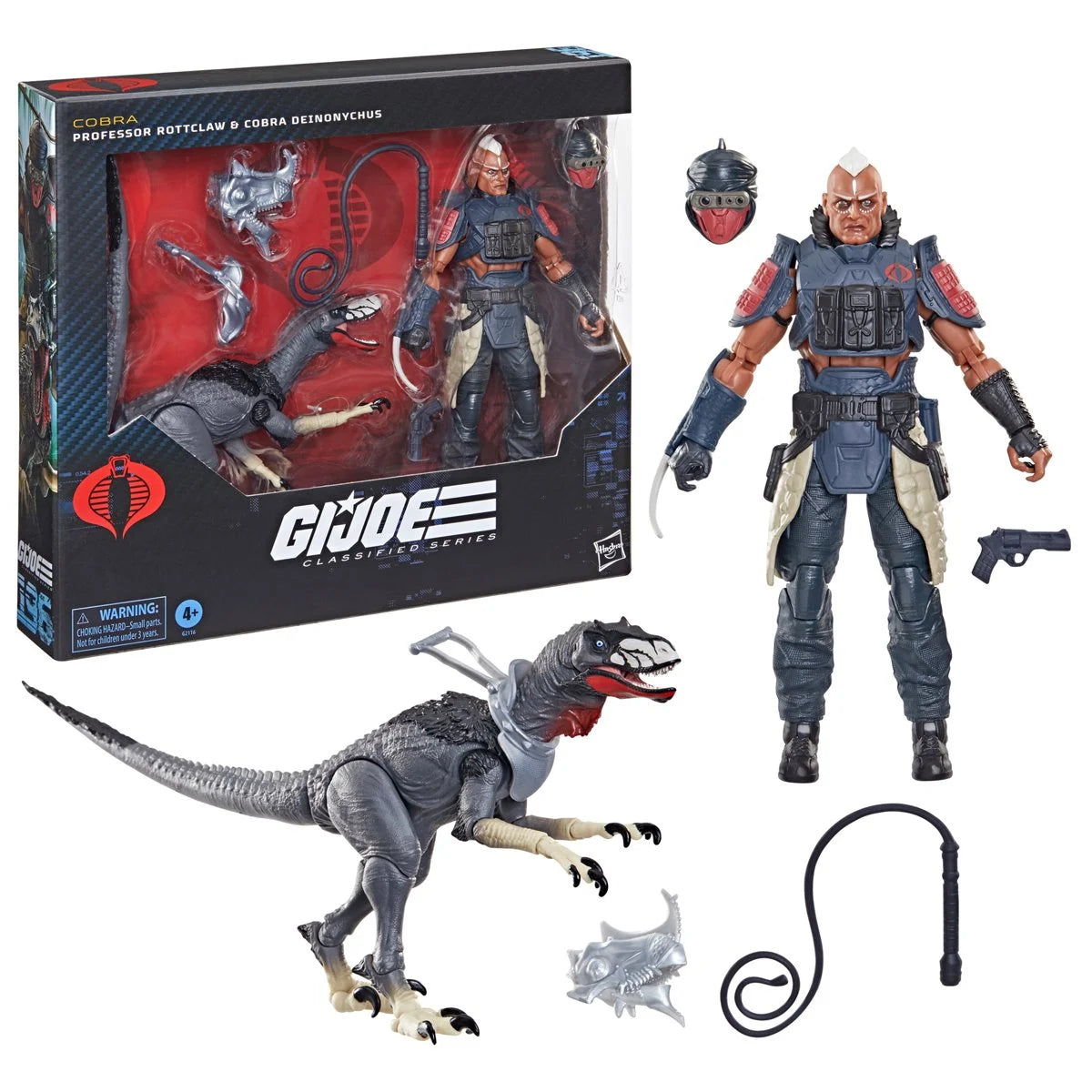 G.I. Joe Classified Series Professor Rottclaw & Cobra Deinonychus 6-Inch Action Figure