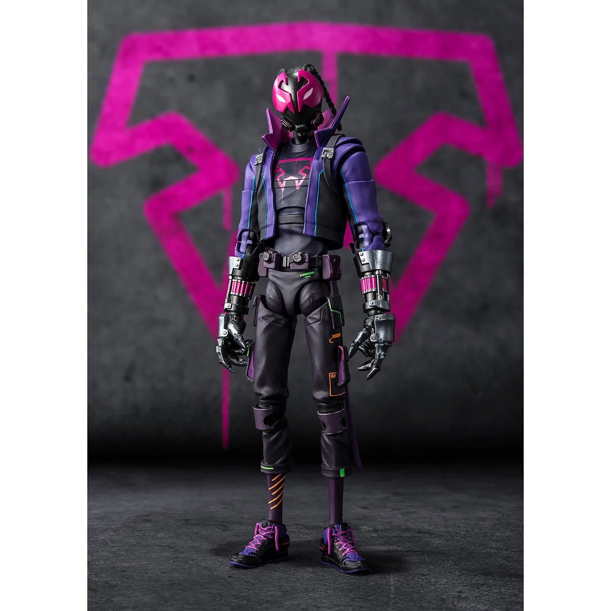 Spider-Man: Across the Spider-Verse Miles G. Morales 42 Miles on the Prowlers Path S.H. Figuarts Action Figure