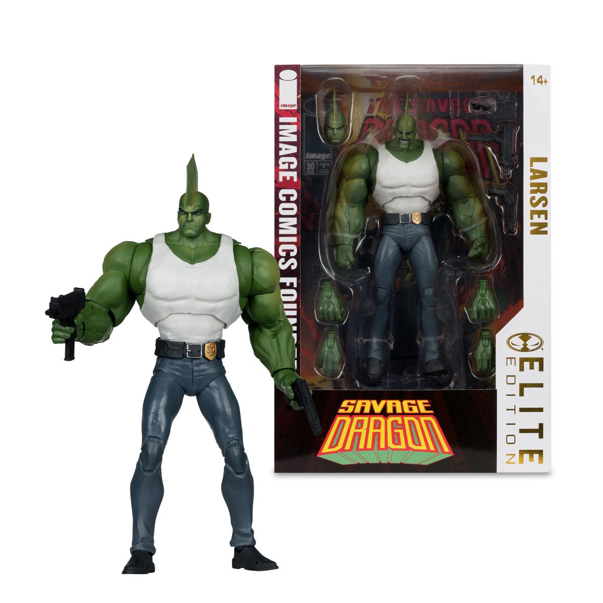 Dragon Savage Dragon Image Comics Founders Series McFarlane Elite Edition 7-Inch Deluxe Action Figure
