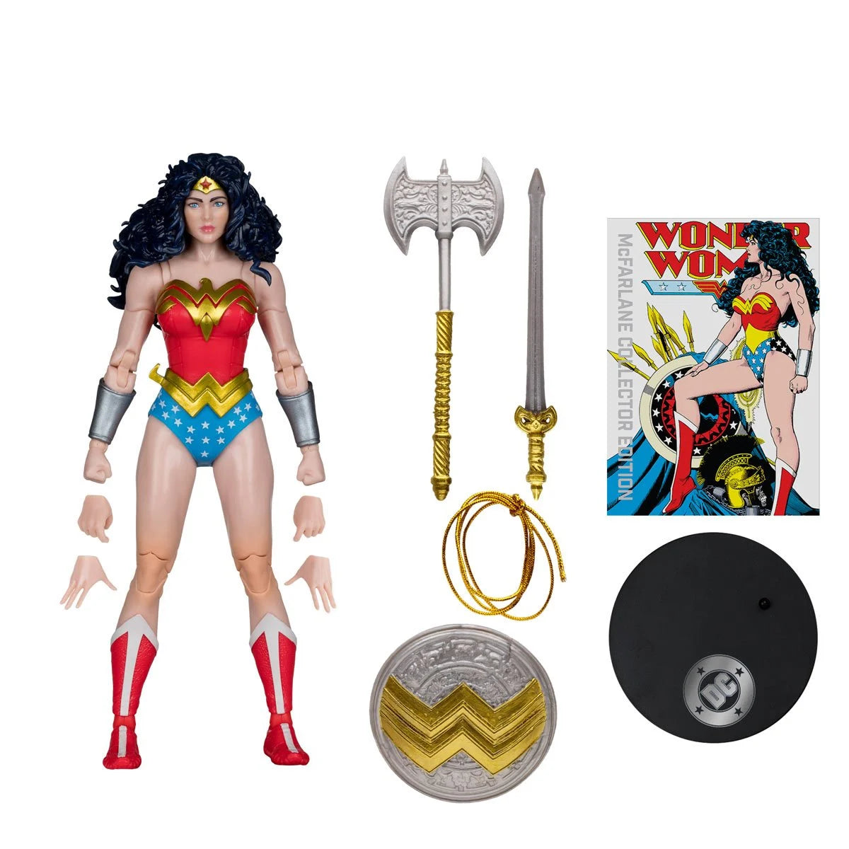 DC McFarlane Collector Edition Wave 15 Wonder Woman 1980s 