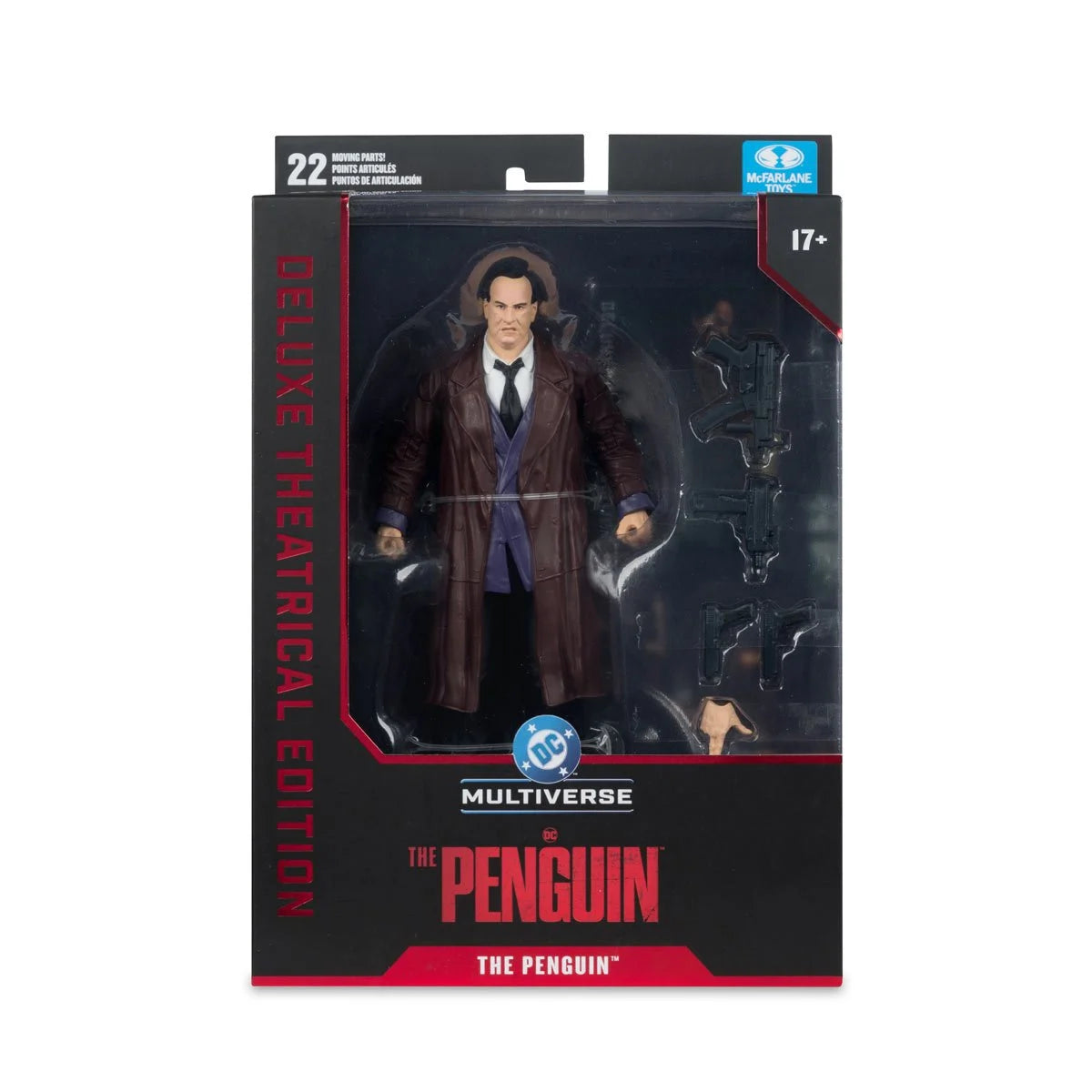 DC Multiverse McFarlane Toys Penguin action figure from Theatrical Edition Wave, detailed figure of the iconic TV show villain.