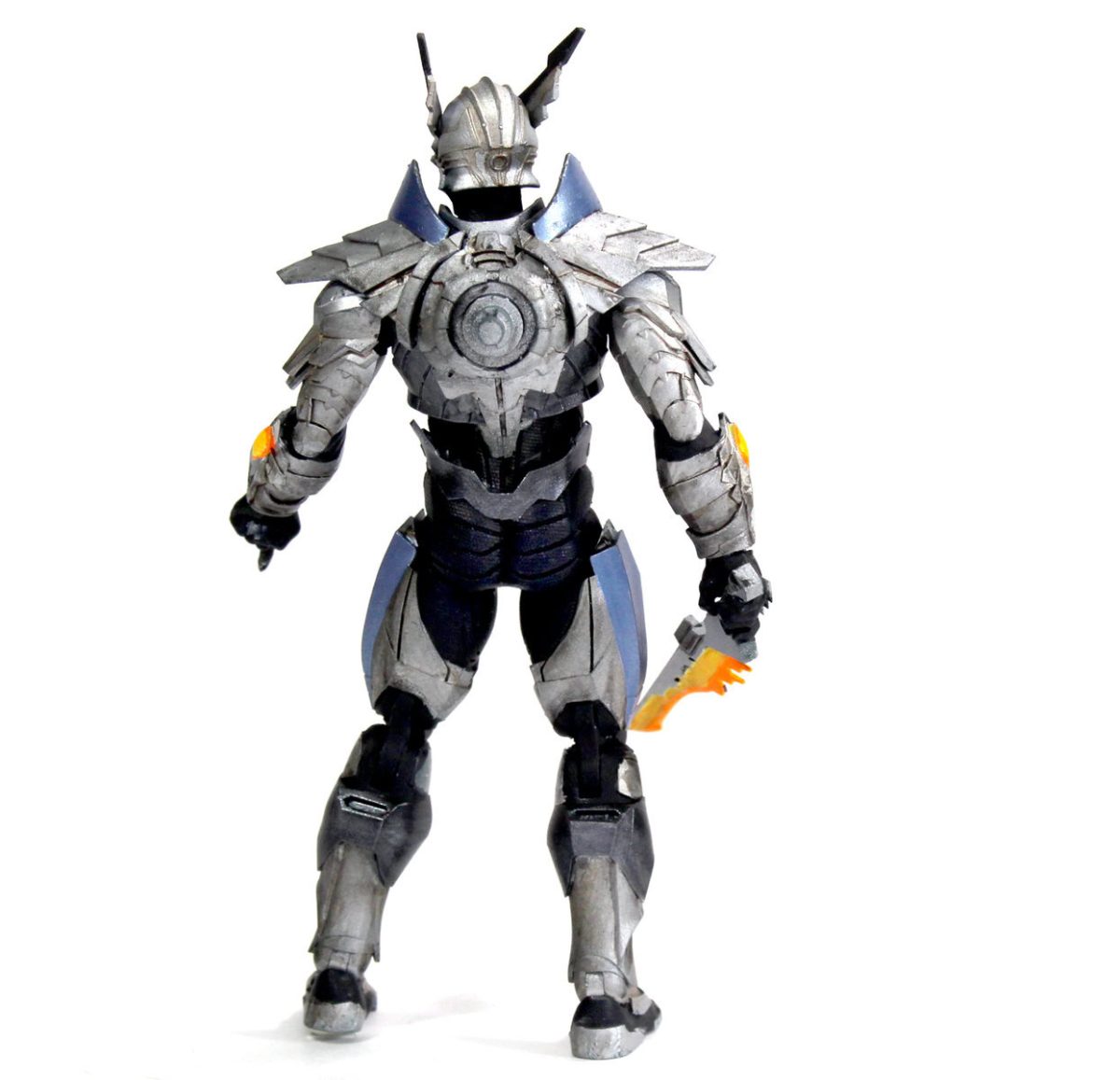Argenteus- Allosaurus pilot- Cyberzoic 1/18th scale action figure