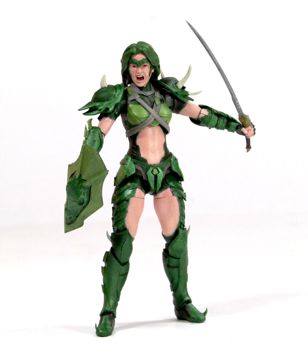 Dragolina- Smilodon rider- Cyberzoic 1/18th scale action figure