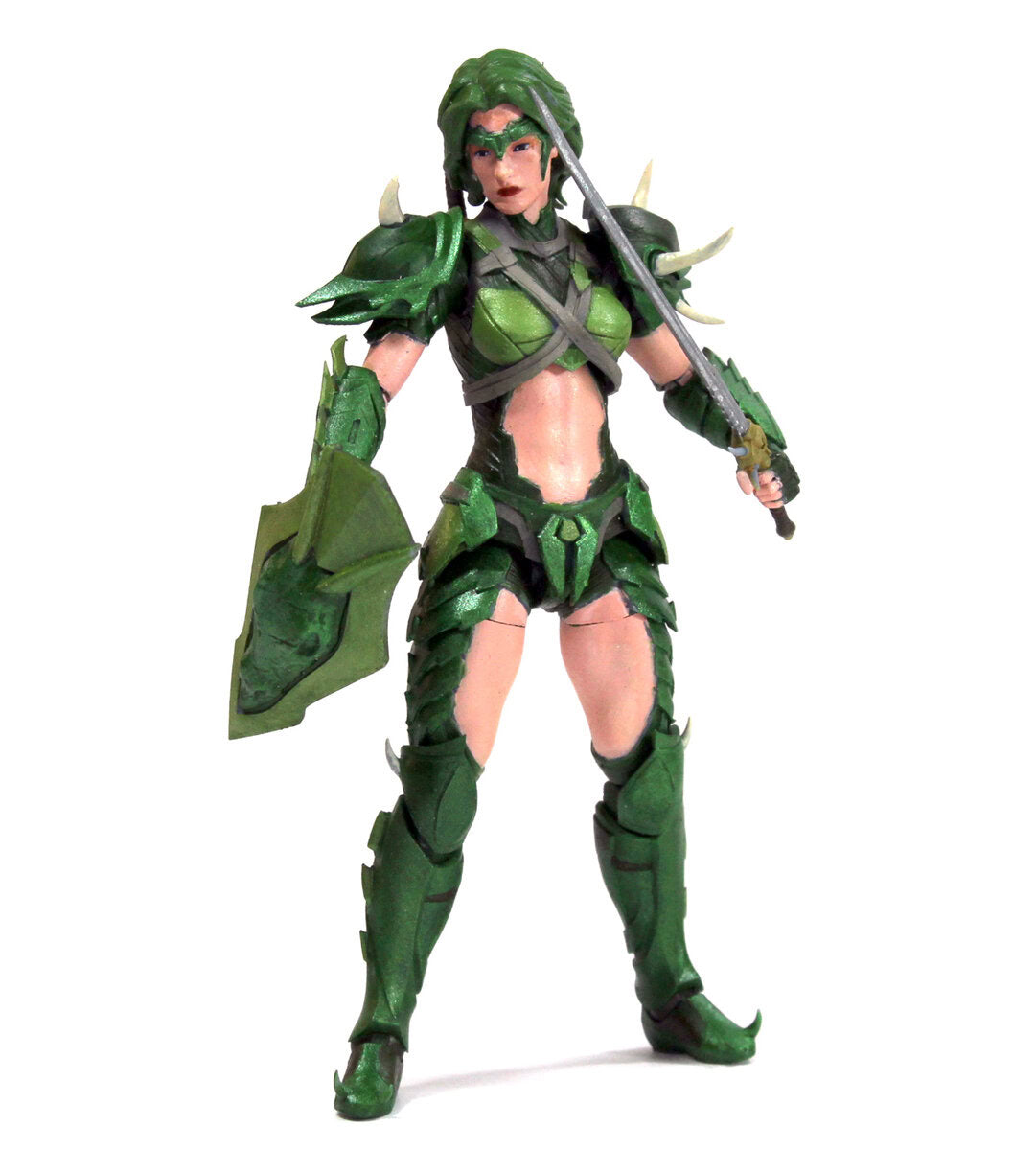 Dragolina- Smilodon rider- Cyberzoic 1/18th scale action figure