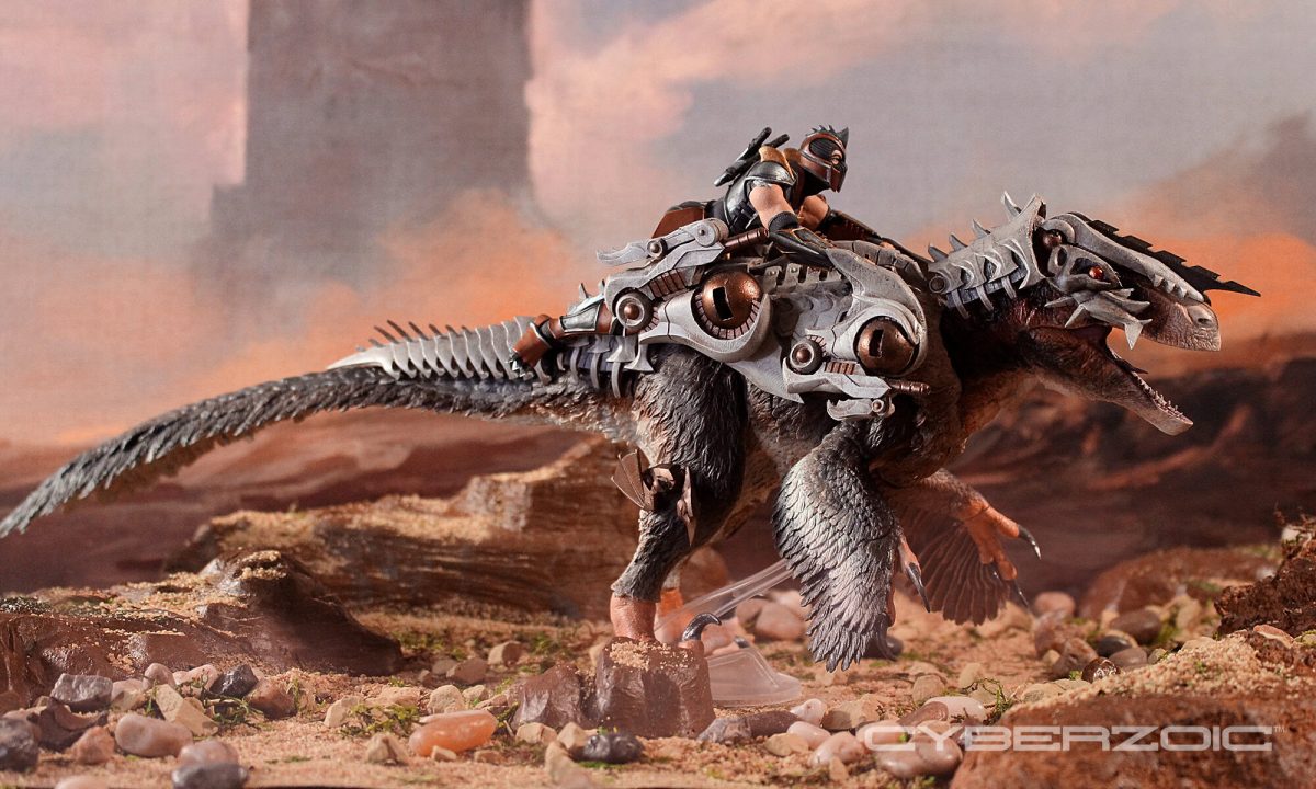 SET Armored Achillobator w/ Fire Guard Cyberzoic bundle