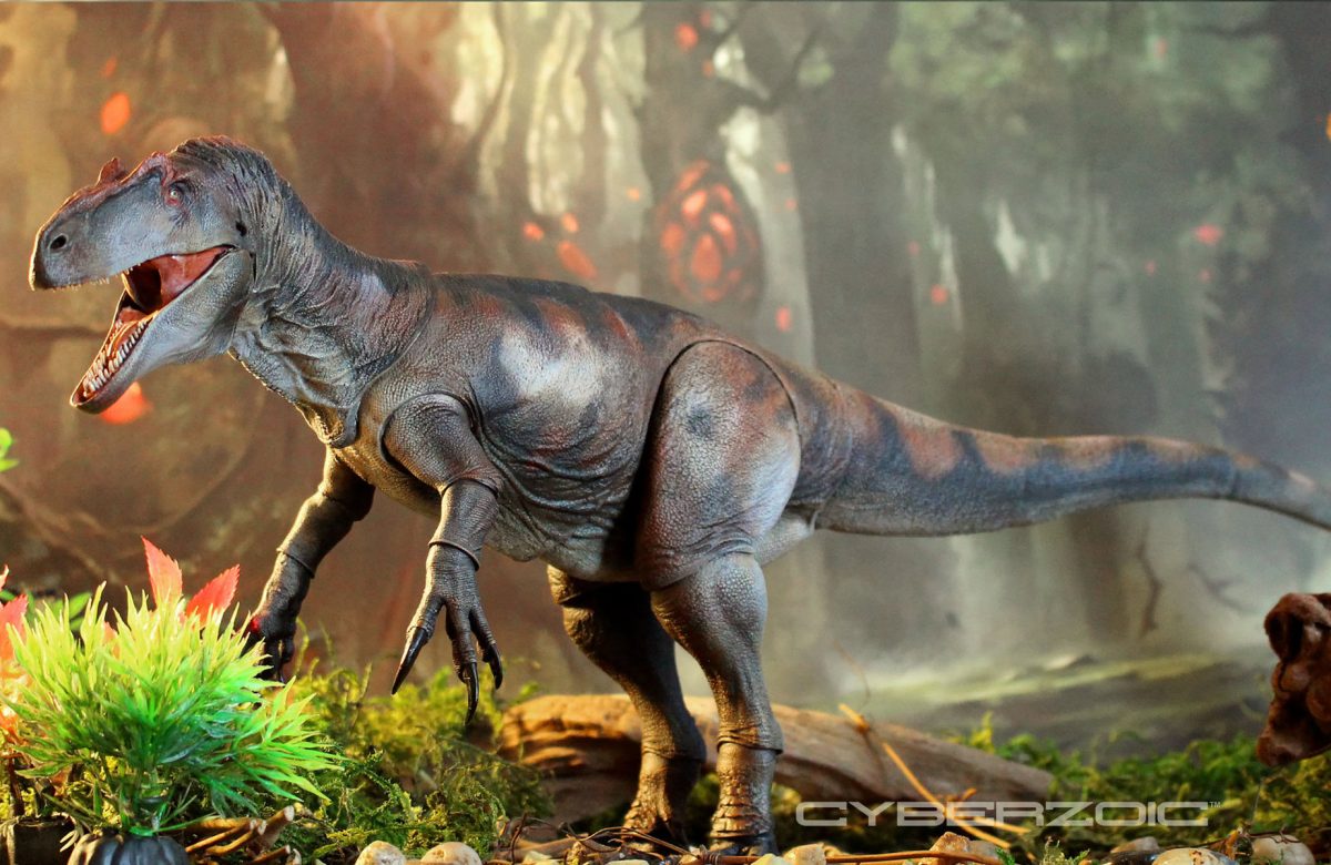 Allosaurus jimmadseni- Cyberzoic- 1/18th scale action figure