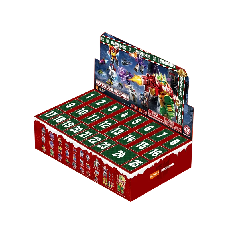 BLOKEES Transformers Defender Version 2026 Christmas Advent Calendar product packaging