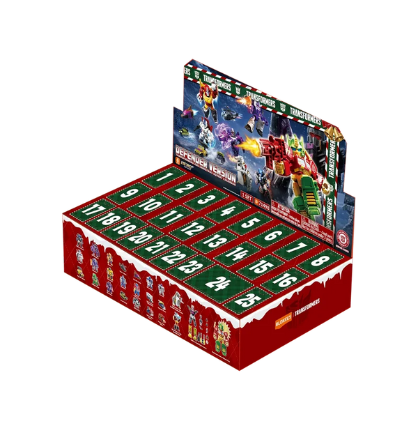 BLOKEES Transformers Defender Version 2026 Christmas Advent Calendar product packaging