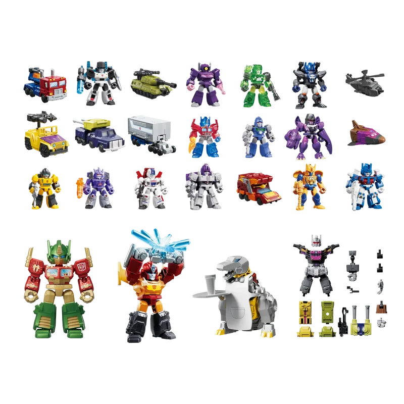 BLOKEES Transformers Defender Version 2026 Christmas Advent Calendar product box with Transformers character artwork