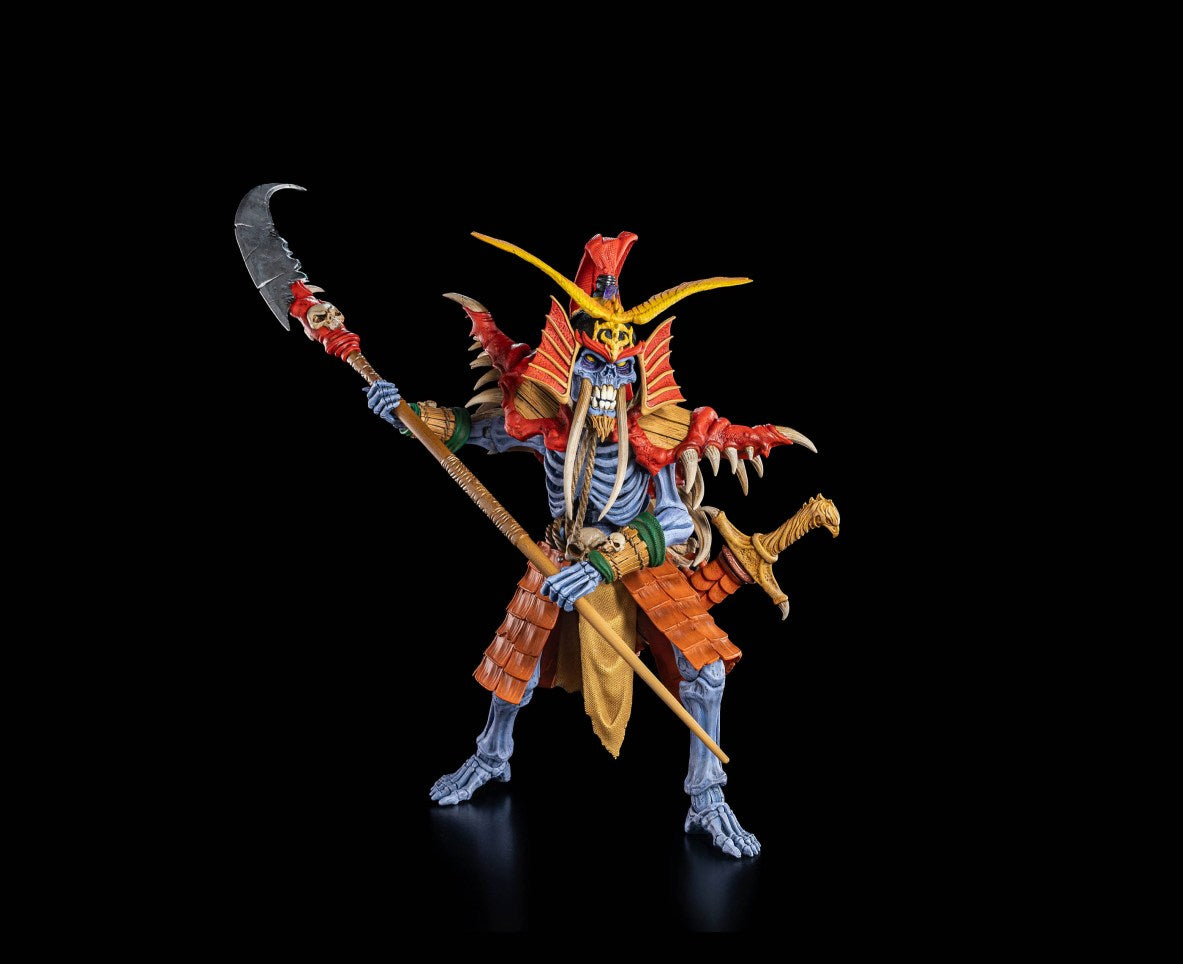 Pre-order Bone-Zai Skeleton Warriors from Infinite Legions by Four Horsemen, featuring detailed skeleton warrior figures in packaging.