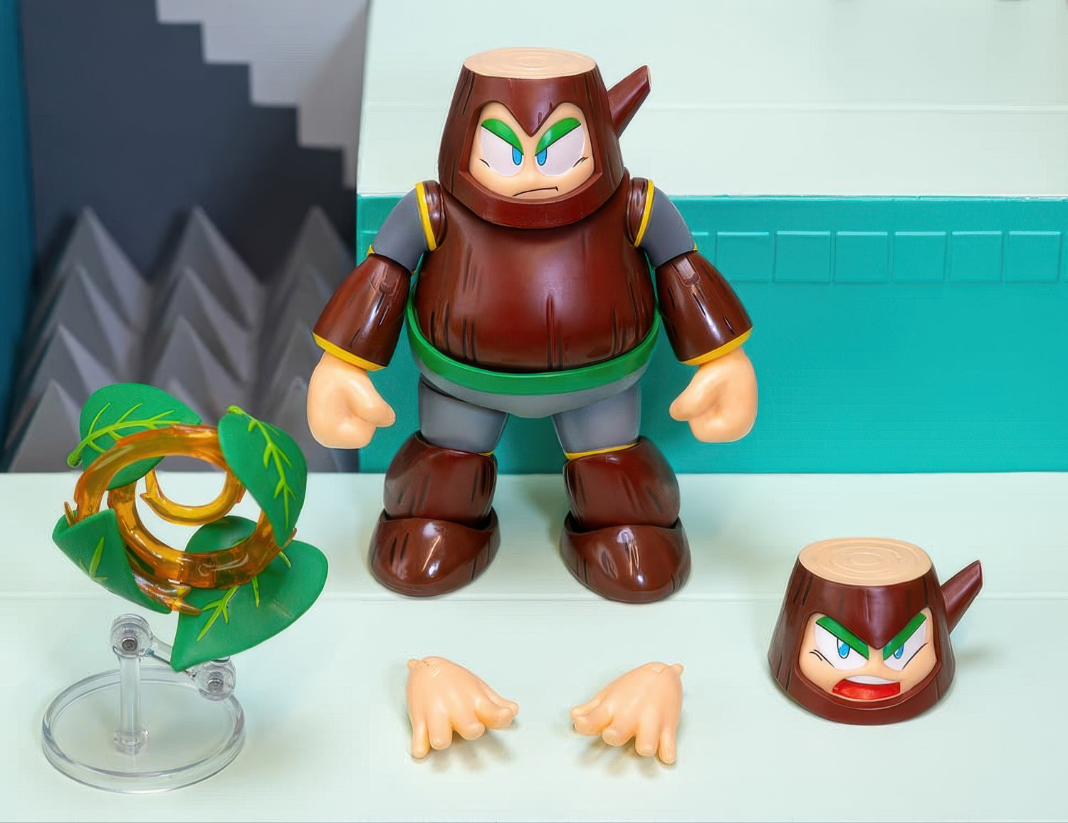 Mega Man Wood Man Deluxe 1:12 Scale Action Figure