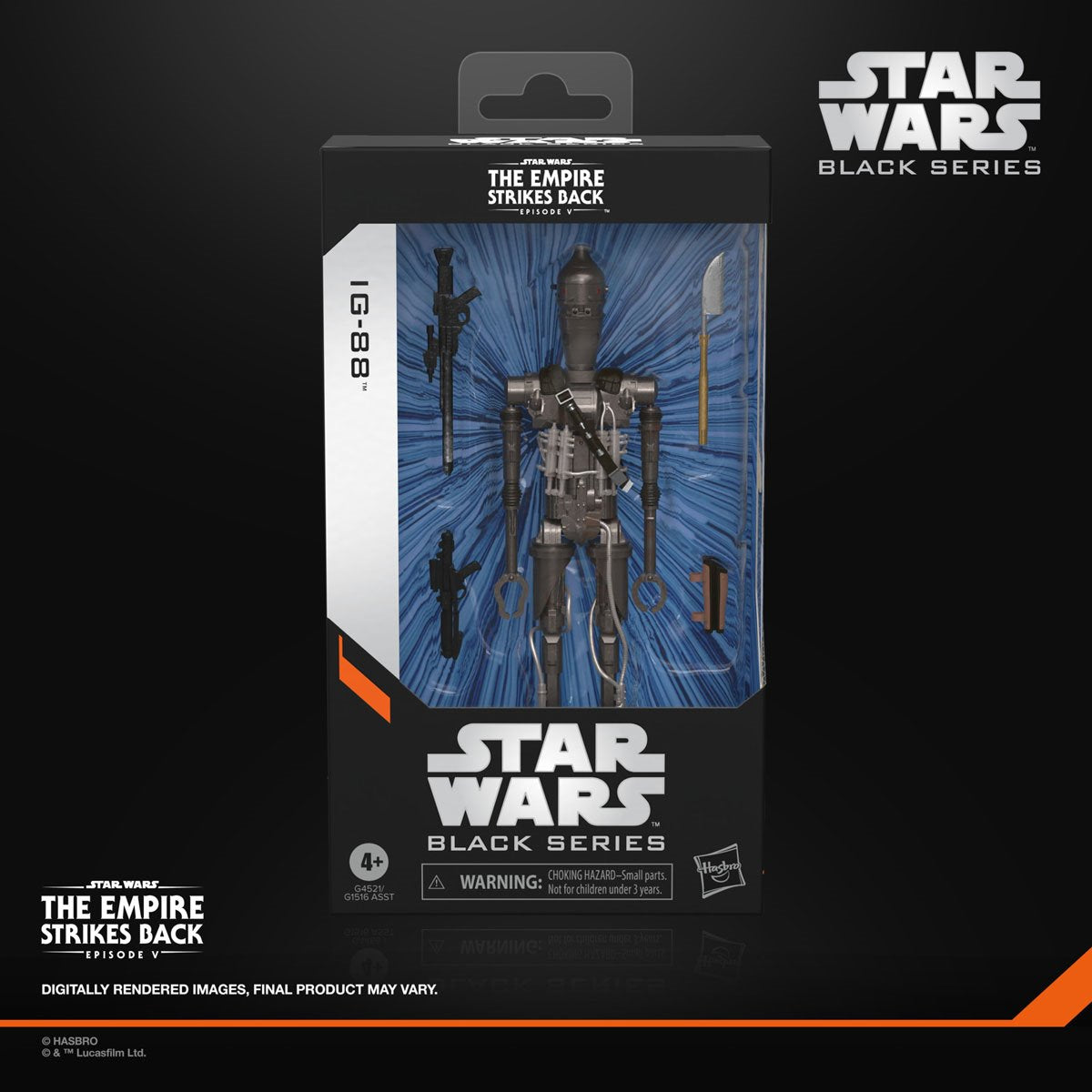 Star Wars Black Series IG-88 6-inch action figure by Hasbro, detailed figure of the iconic droid from the Star Wars universe