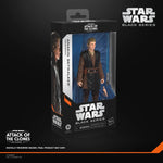 Star Wars Black Series Anakin Skywalker Padawan 6-inch action figure by Hasbro with detailed costume and accessories.