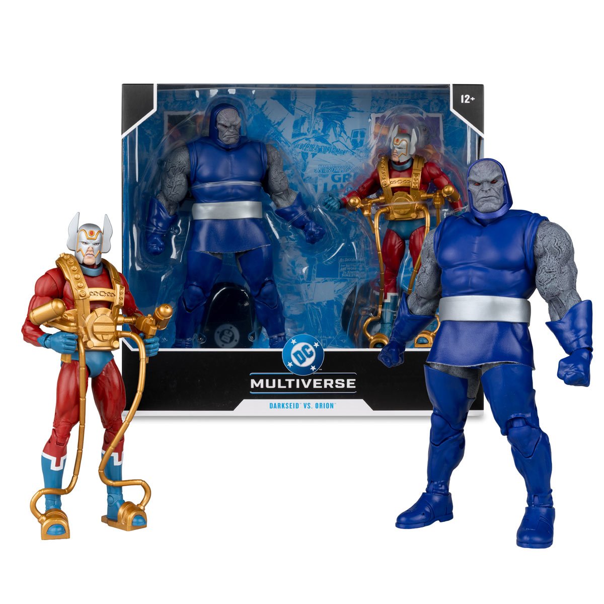 DC Multiverse Darkseid vs. Orion 7-Inch Scale and Megafig Action Figure 2-Pack