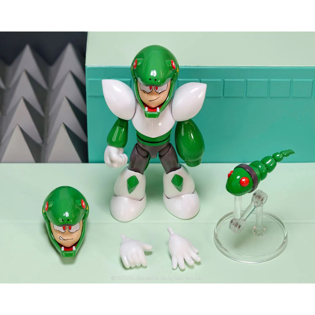 Mega Man Wave 4 Snake Man 1:12 Scale Action Figure
