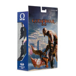 God of War Wave 2 Zeus McFarlane Toys gaming edition 7-inch scale action figure with detailed armor and fierce expression.