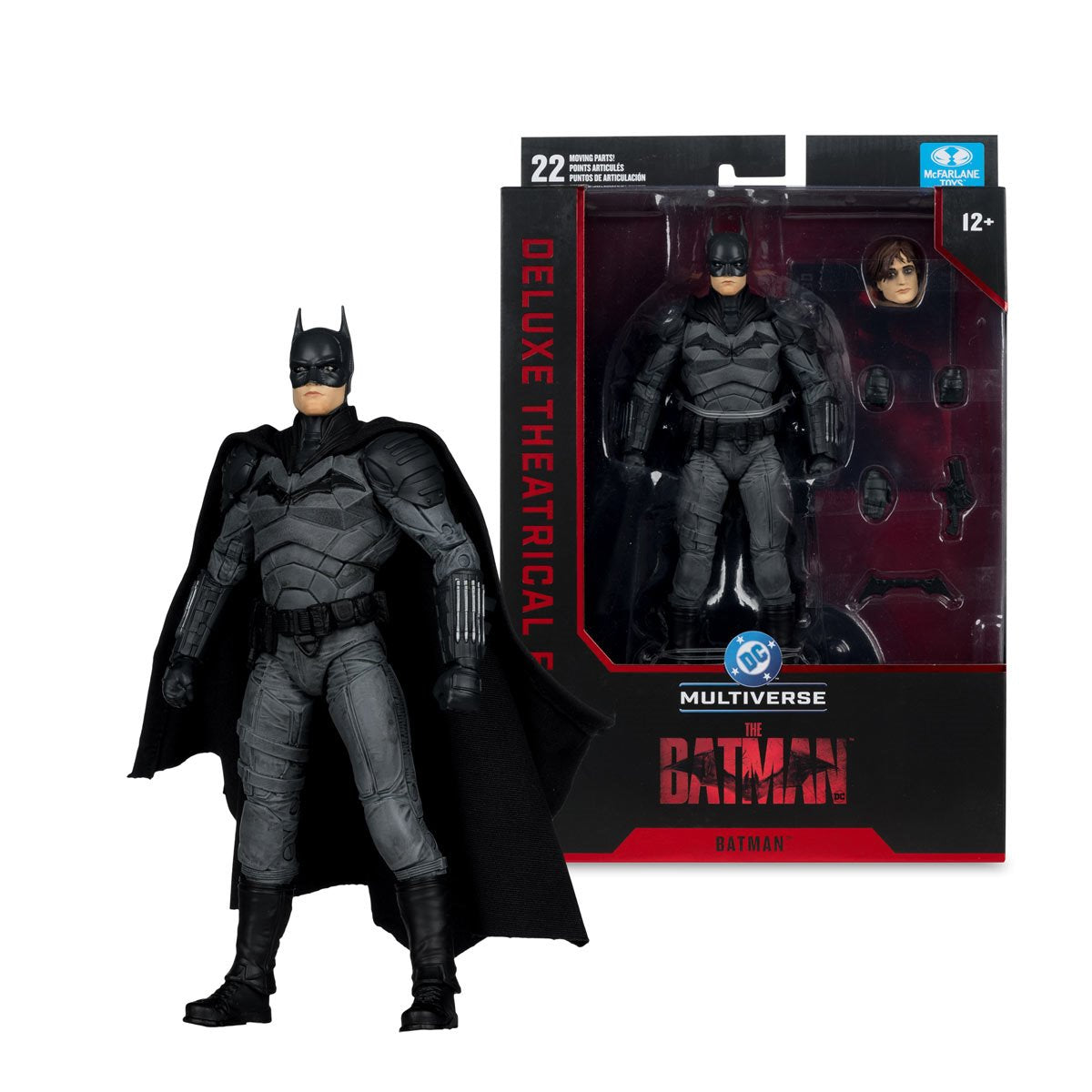 DC Multiverse Deluxe Theatrical Edition Wave 5 The Batman 2022 Batman 7-Inch Scale Action Figure
