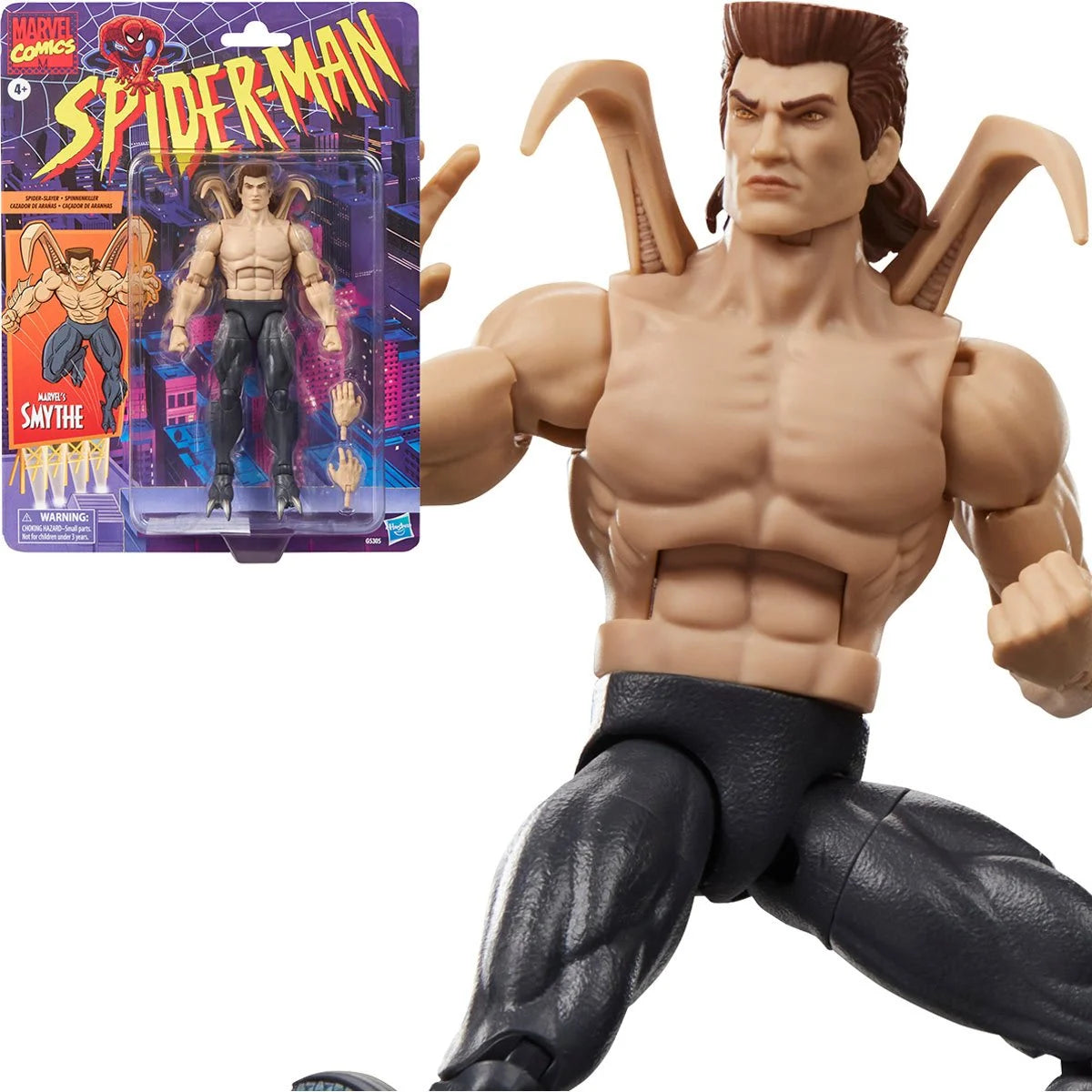 Spider-Man: The Animated Series Marvel Legends Smythe Retro Cardback 6-Inch Action Figure