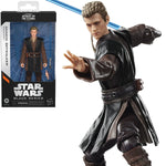 Star Wars Black Series Anakin Skywalker (Padawan) 6-inch action figure by Hasbro, detailed with Jedi robes and lightsaber.