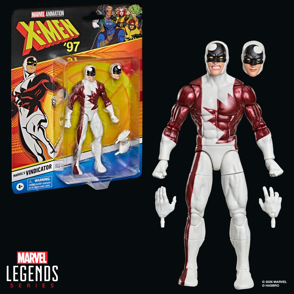 Marvel Legends X-Men 97 Vindicator action figure by Hasbro, detailed 6-inch Marvel superhero toy with costume and accessories.