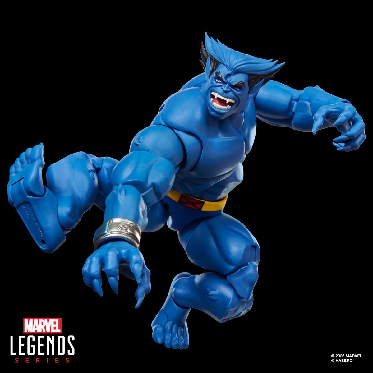 Marvel Legends Series Beast action figure from X-Men '97, 6-inch collectible Marvel character toy by Hasbro.